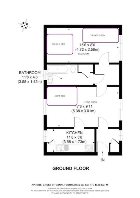 Quaintgarden Apartment@near Tower Bridge & Big Ben Apartament *